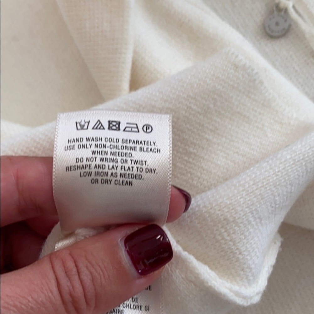 Anthropologie Knitted & Knotted Cream Sweater - Picture 7 of 8